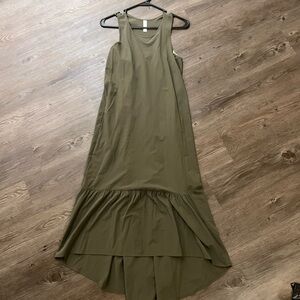 Army green maxi dress from Stylus size XS